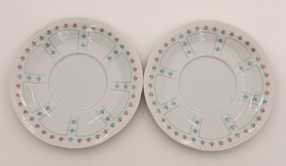Vintage Judith Raines Toscany Floral Dessert Plates Japan – Set of 2